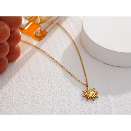 Sun Pendant Necklace